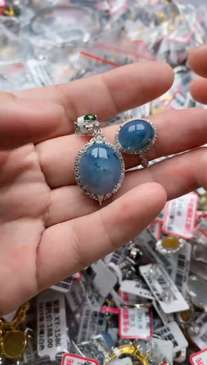 【闪购商品】翡翠戒指银S925镶嵌11111---1