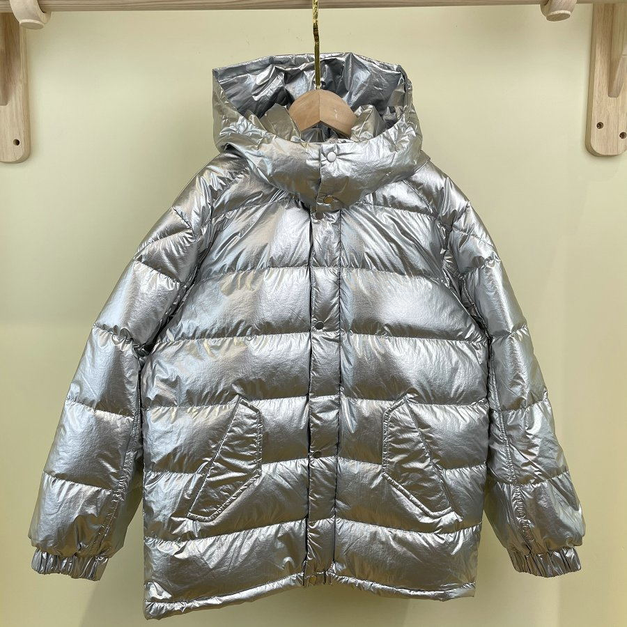 980【T0423】宇航系列银色连帽羽绒服F1ACM4X40(已加)