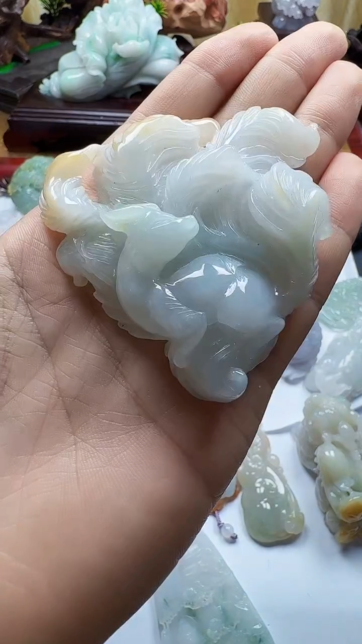 吊坠(不含链)未镶嵌翡翠1