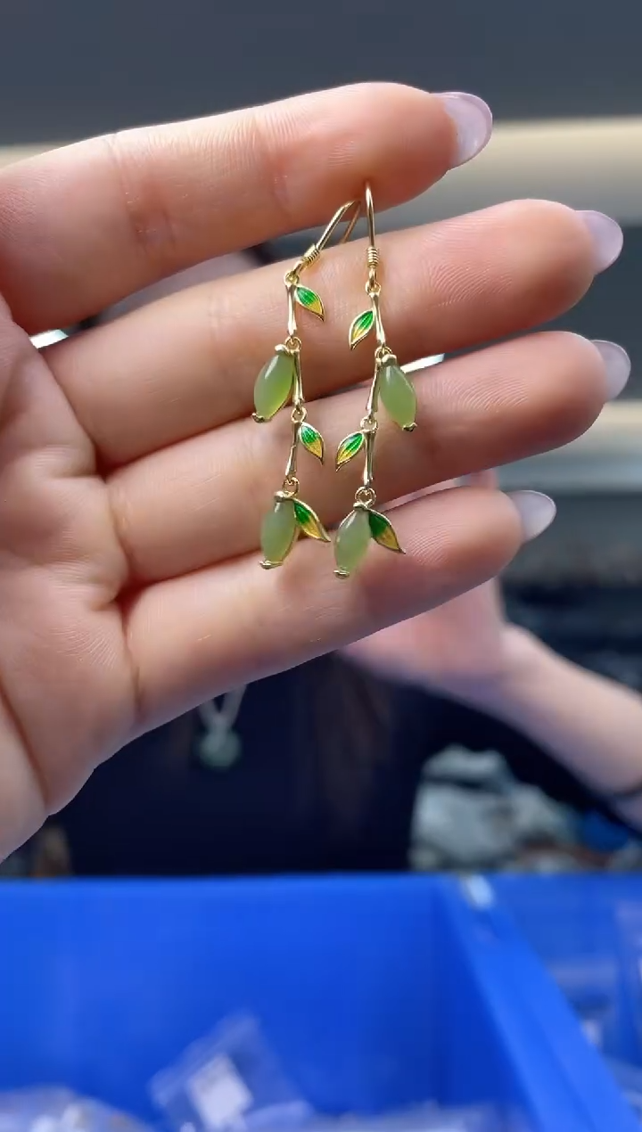 【闪购商品】和田玉`银S925镶嵌（多样性发一件）