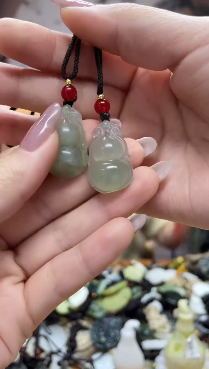 未镶嵌岫玉吊坠多样性发货拍一发一