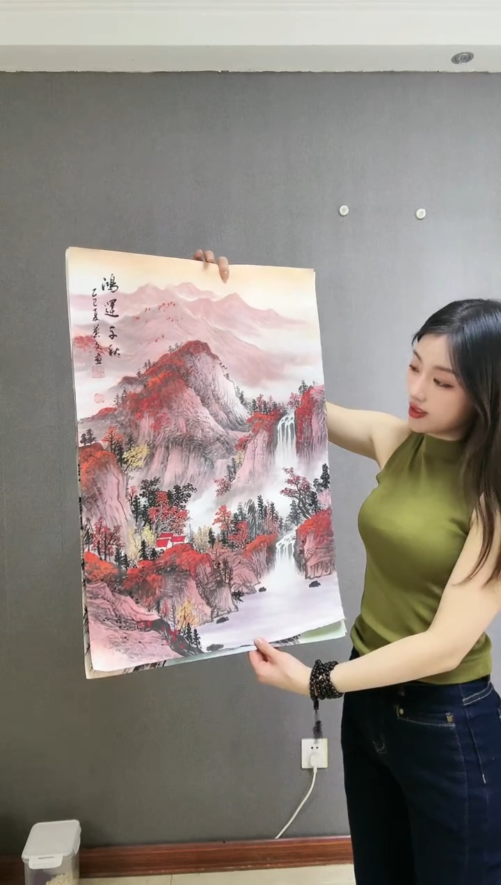 国画手绘国画福利价格