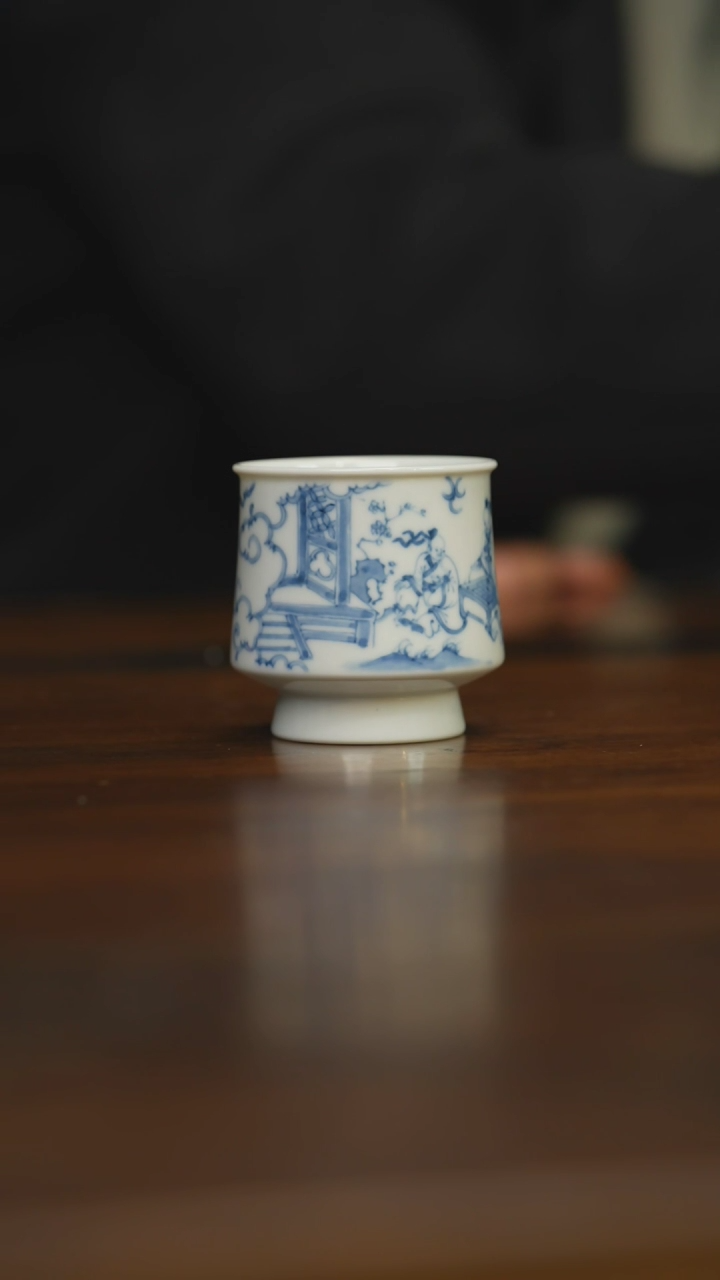 【闪购商品】杯柴窑青花破价福利