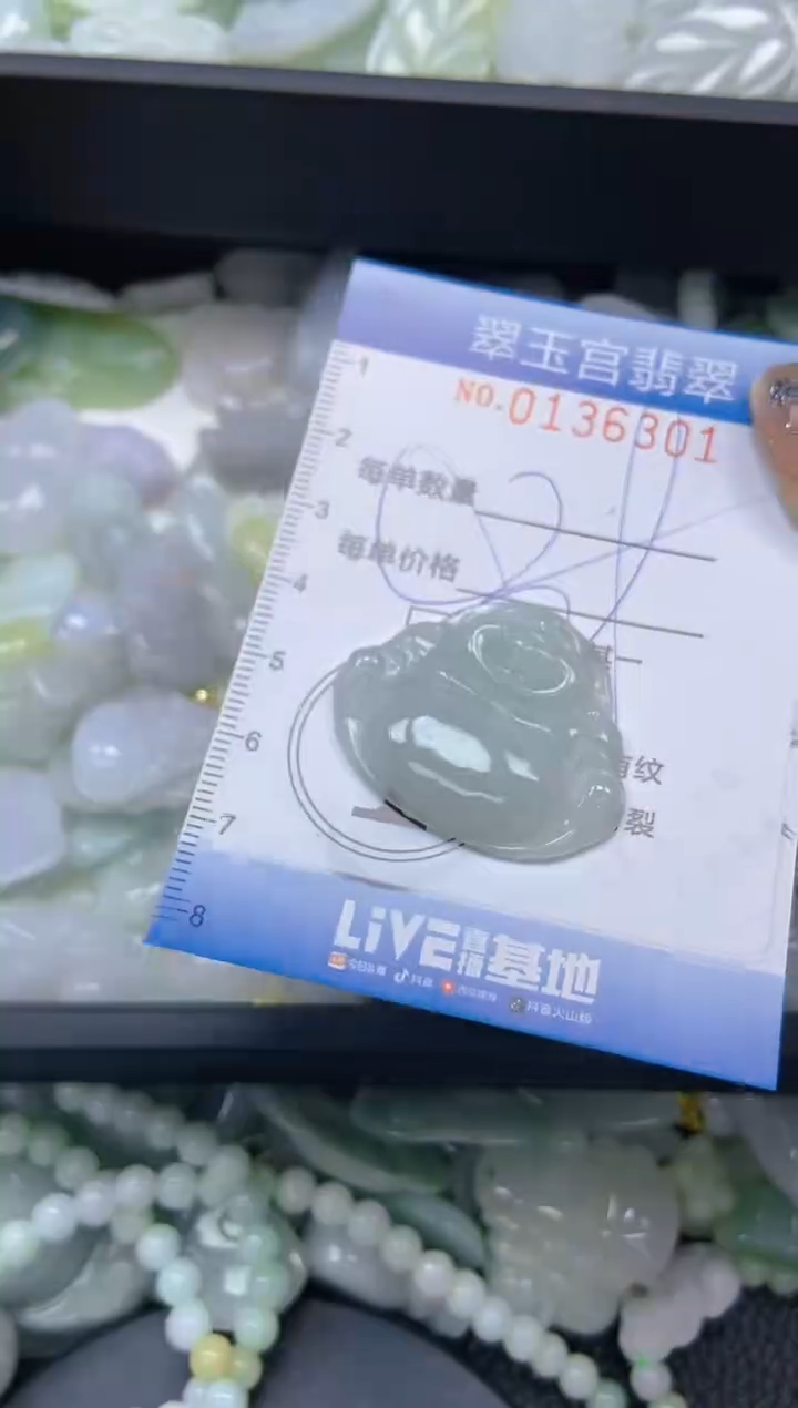 翡翠未镶嵌颈饰闪购0136301