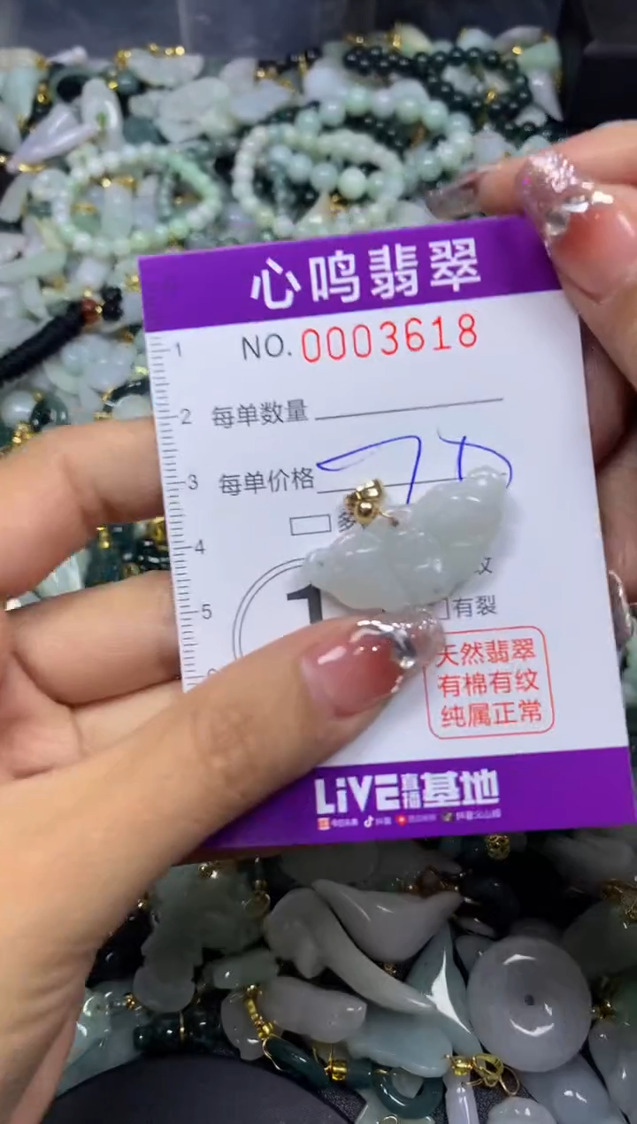 【闪购商品】翡翠颈饰未镶嵌闪购003618