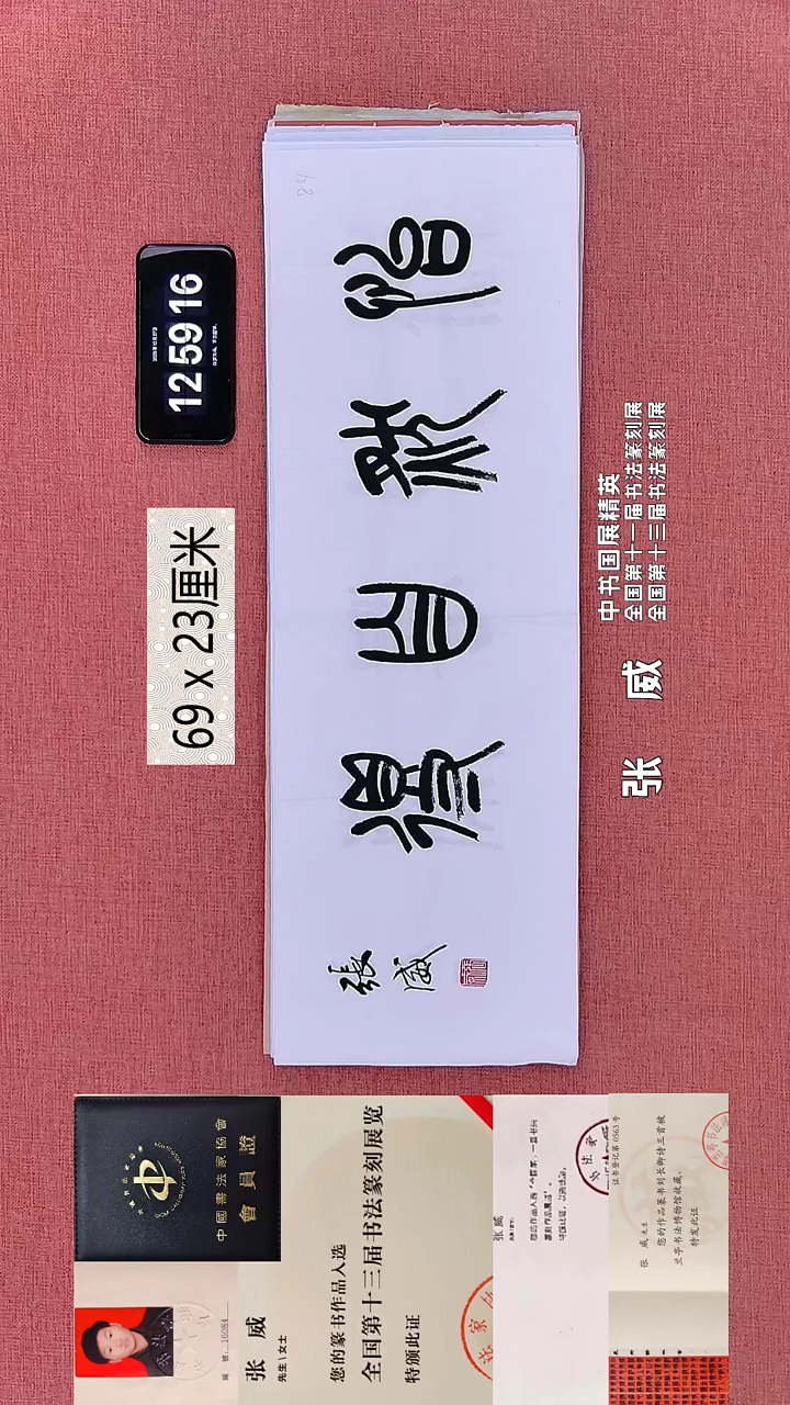 书法291    张老师书法作品