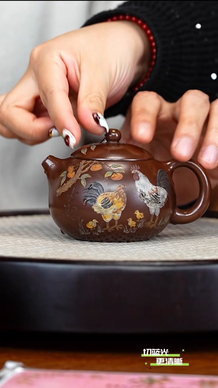 宜兴紫砂 SJK 底槽清 西施 220cc