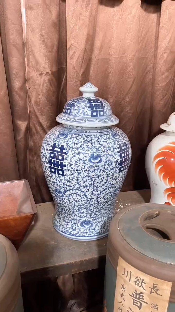 陶瓷将军罐复古怀旧民间收藏