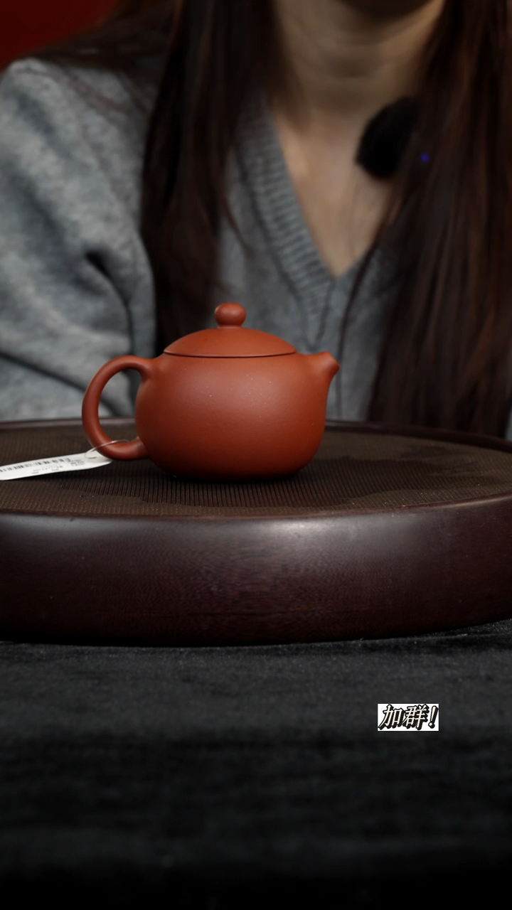 茶壶紫砂ZS8110015野山红泥西施150c