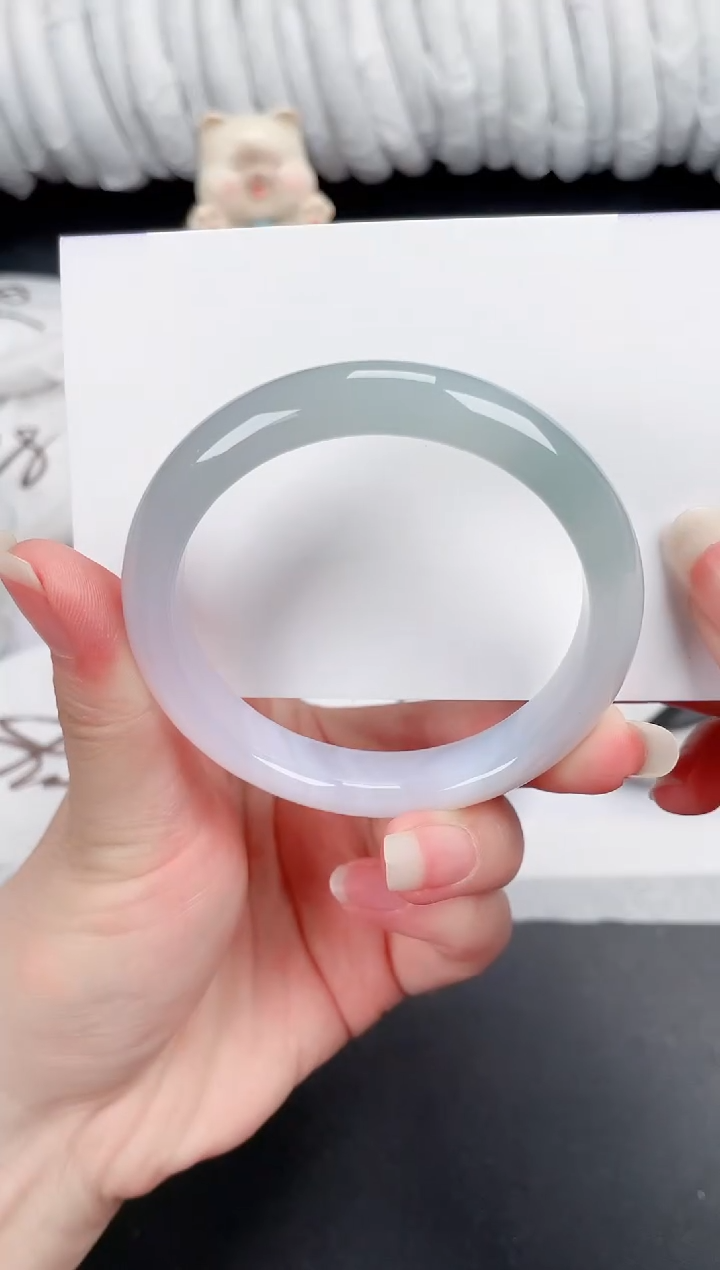 石英质玉手镯未镶嵌25-54.5