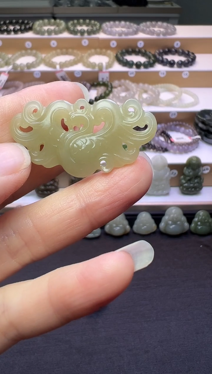 颈饰未镶嵌和田玉49号链接多样性发一