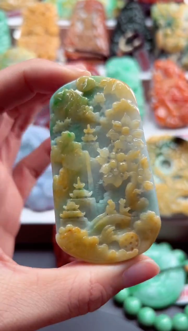 吊坠(不含链)未镶嵌翡翠多样性发其一4