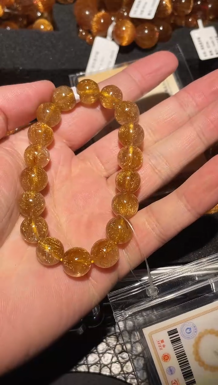 未镶嵌手链水晶没**啥单圈发晶A11