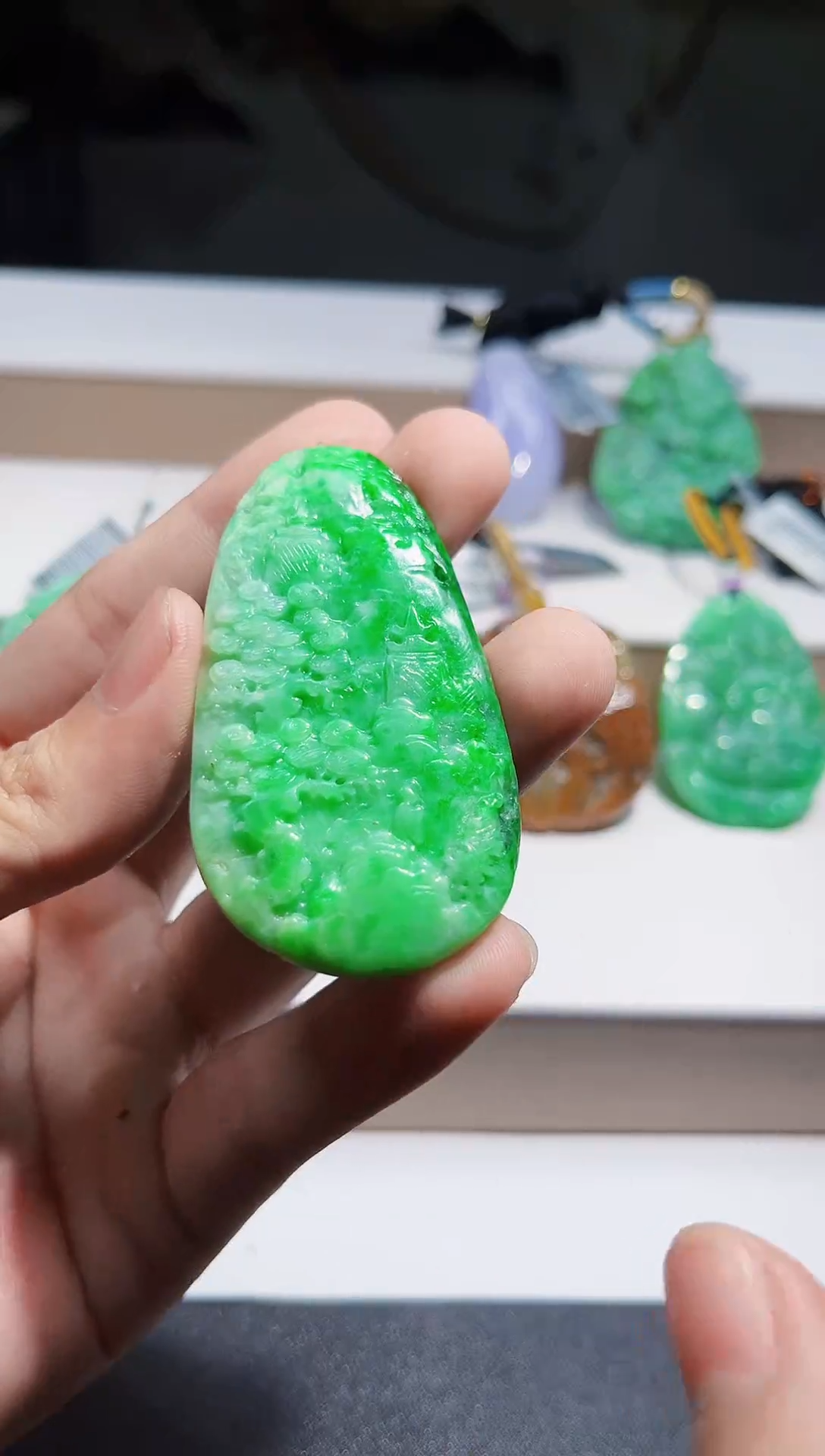 未镶嵌定制翡翠挂件