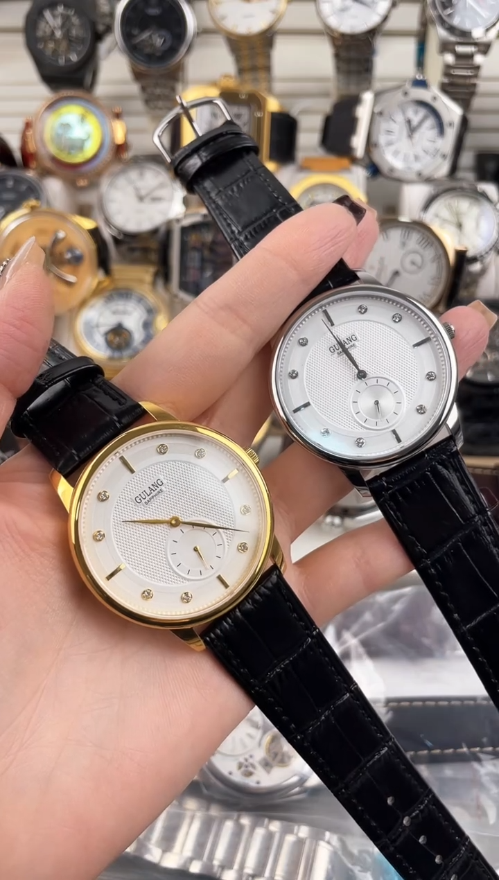 石英机芯锻造碳钢白盘古浪石英