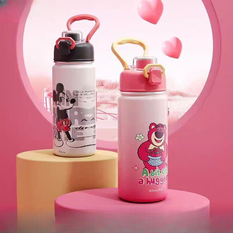 15502号迪家 草莓熊系列保温杯600ml