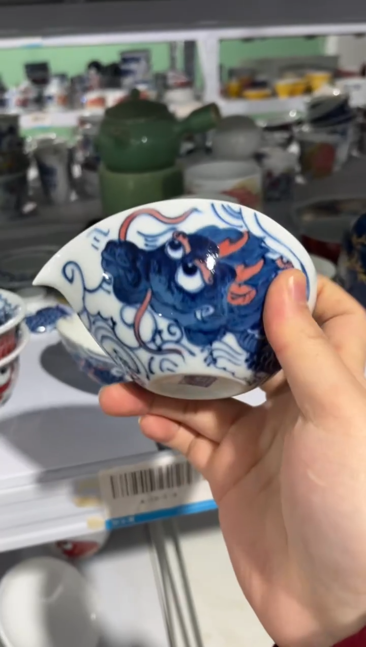 昨明手绘公道杯（微瑕价格）