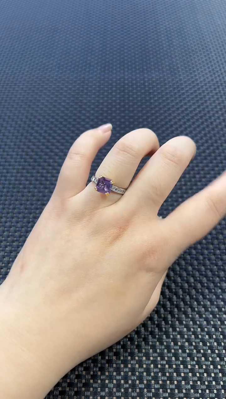 水晶戒指银S925镶嵌（多样性发一件）