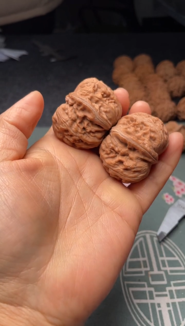 把件文玩核桃w21  元宝 44尺