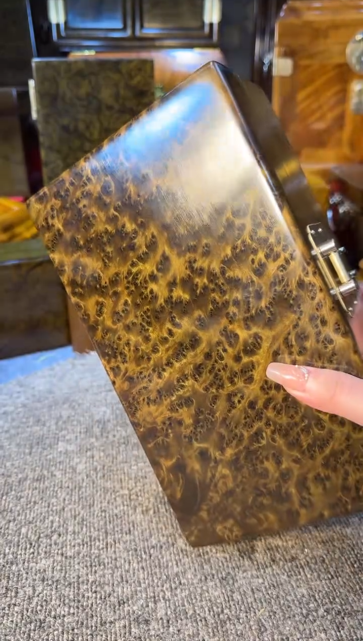 【闪购商品】乌木类成套家具精品乌木首饰盒Y42