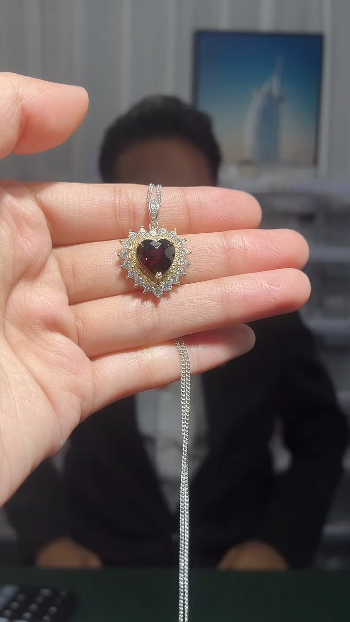 银S925镶嵌其他石榴石（扎德严选）