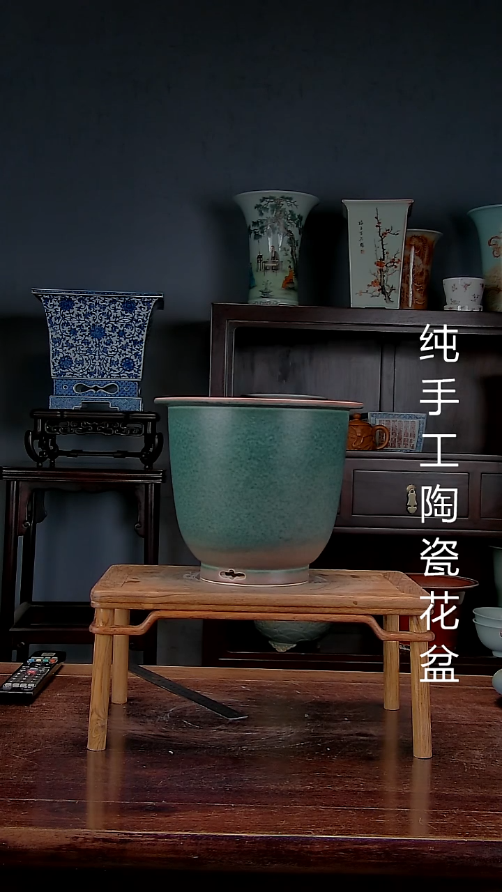 景德镇陶瓷手工花盆