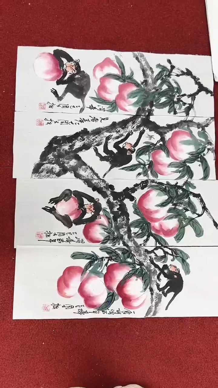 国画周大拙/国画/花鸟