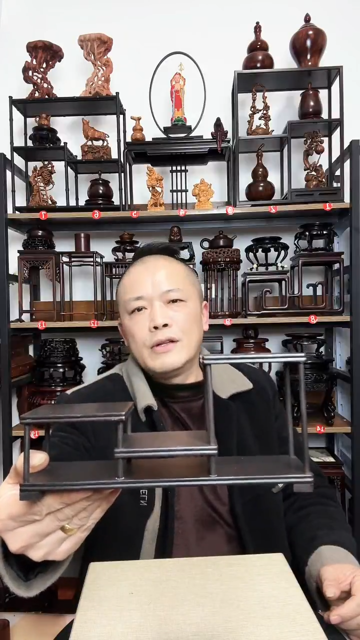 紫砂底座木长23宽6