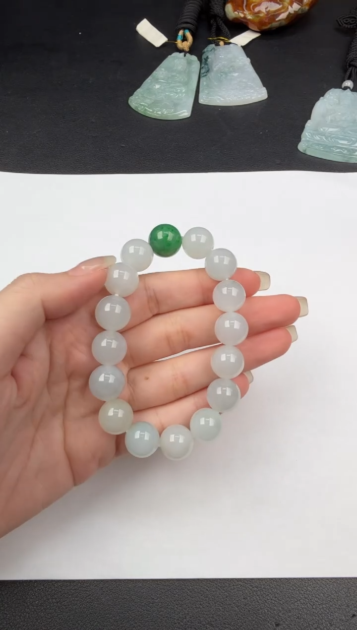 未镶嵌手串翡翠翡翠饰品-94