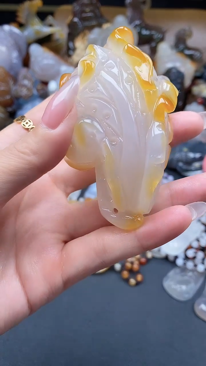 【闪购商品】玛瑙/玉髓颈饰未镶嵌dd