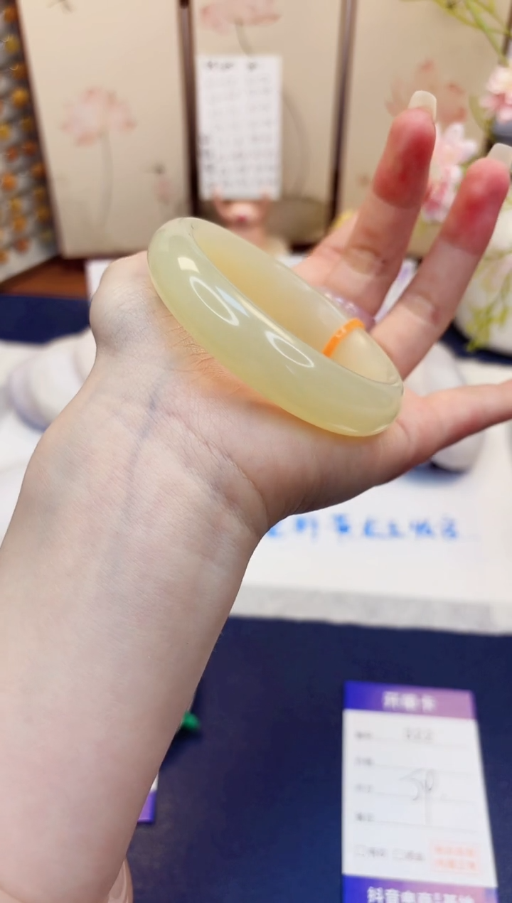 【闪购商品】石英质玉未镶嵌手镯322-晴水-圈口54