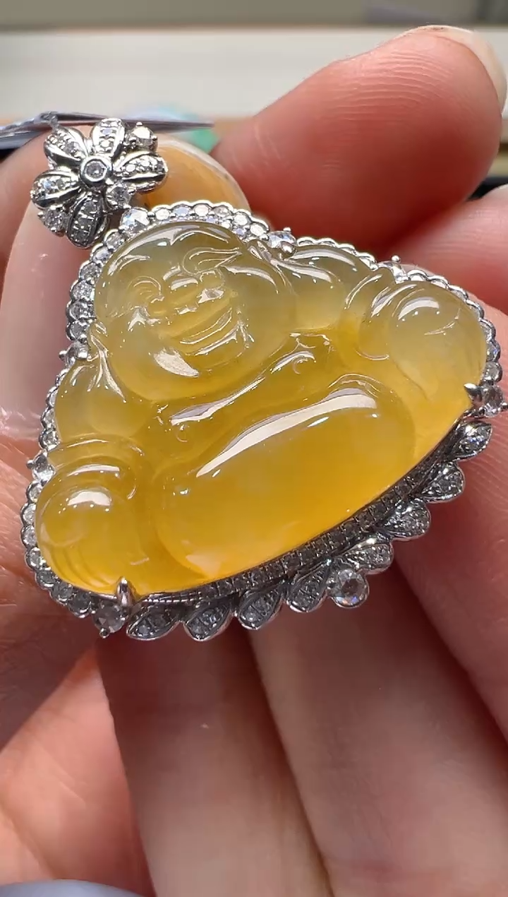 【闪购商品】翡翠吊坠(不含链)18K金镶嵌多样性团购发一件