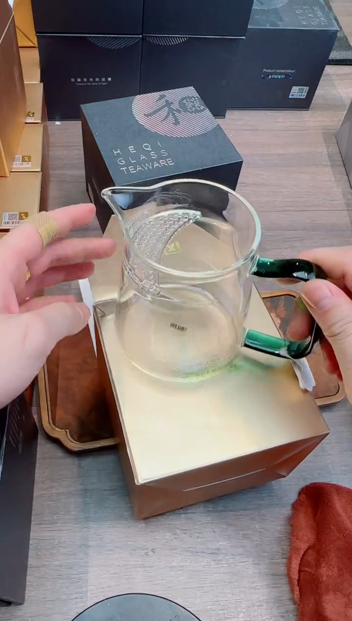 风谜金标新月茶器墨绿