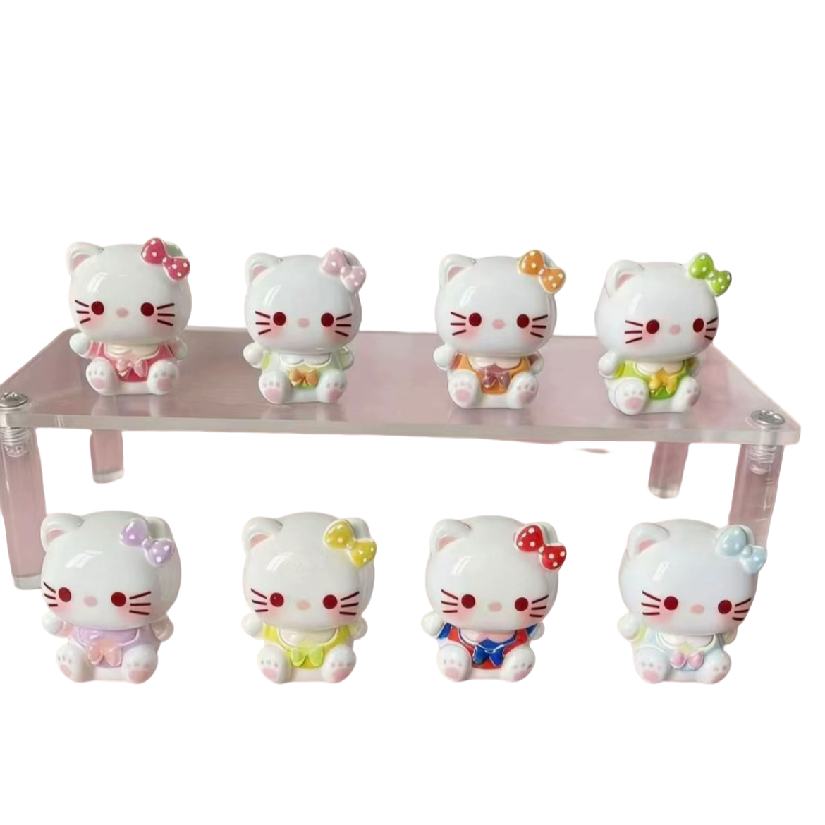 【九宫格坐姿KT】全新KT猫diy萌粒摆件