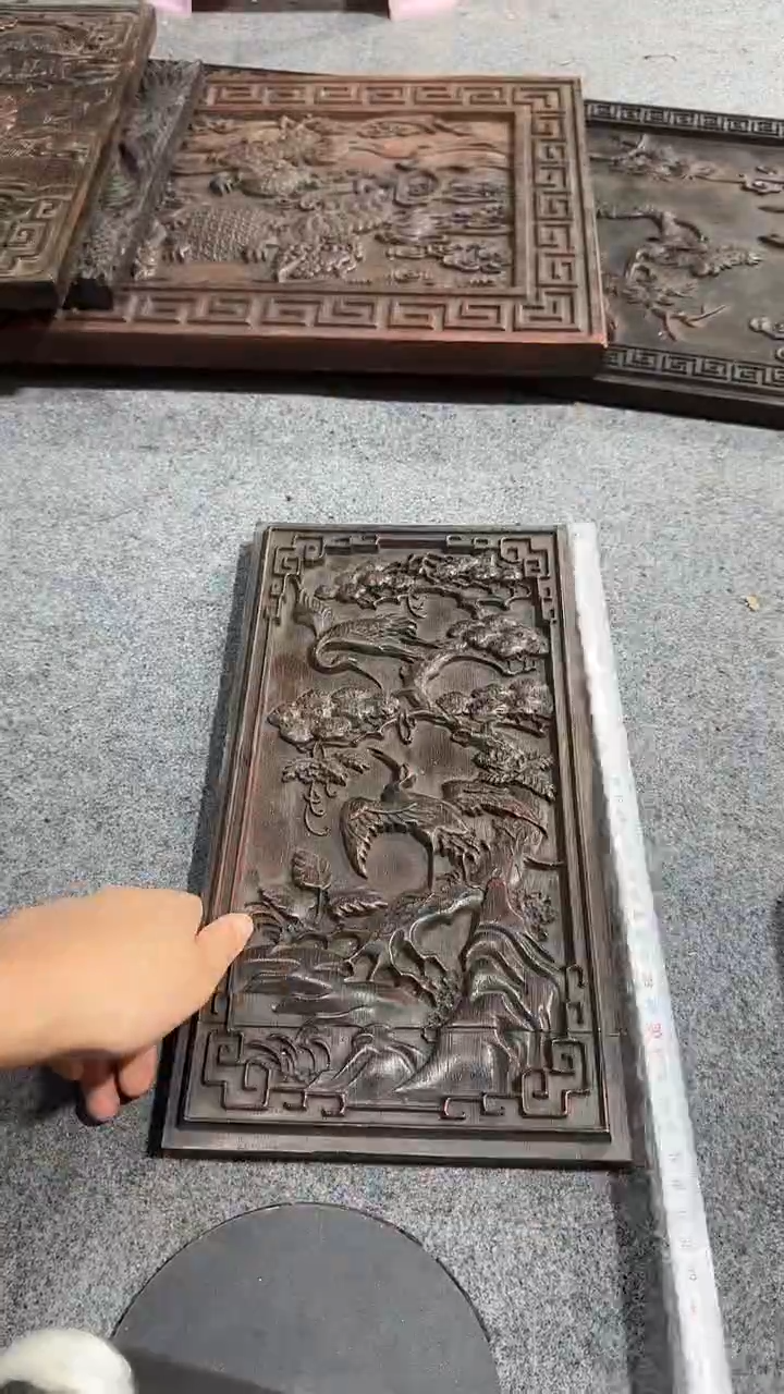 檀香紫檀（小叶紫檀）紫檀拆件雕刻板以直播间实物为准