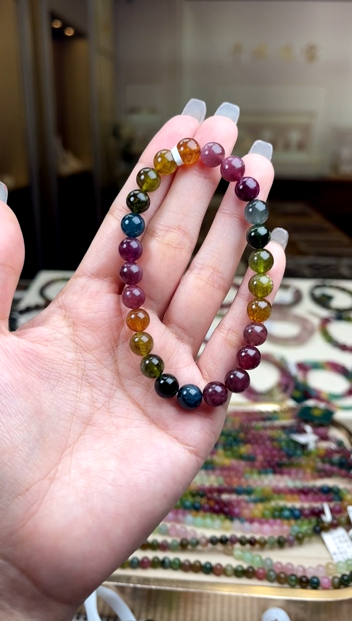 【闪购商品】碧玺/未镶嵌7mm+碧玺单圈多样性发货