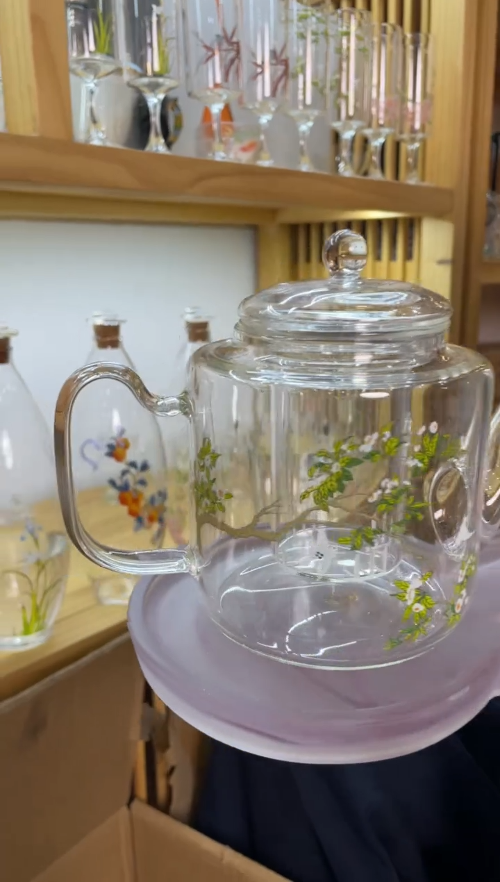 遇器梨花白燕煮茶壶啊