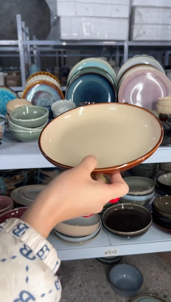 陶瓷外贸尾货瑕疵满20包邮X  小盘