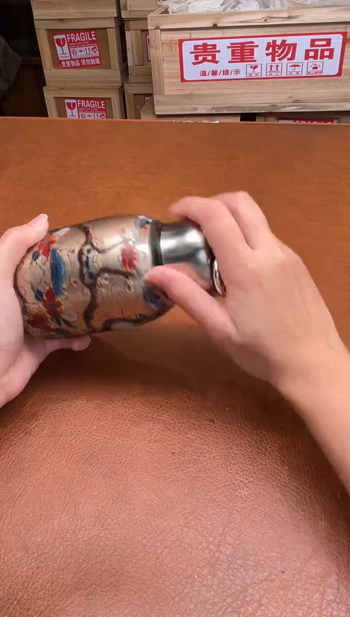 粉泥紫砂一壶两杯+盘-5713