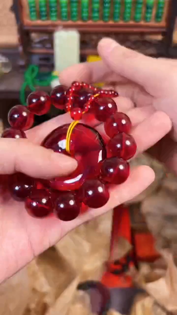 【闪购商品】血珀手链未镶嵌好运来直播间专属链接