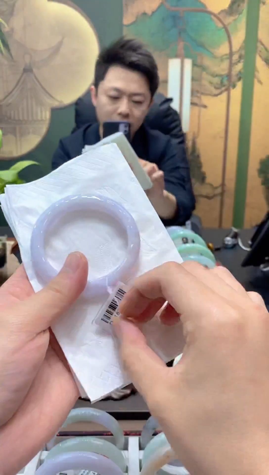 未镶嵌手镯翡翠0672****