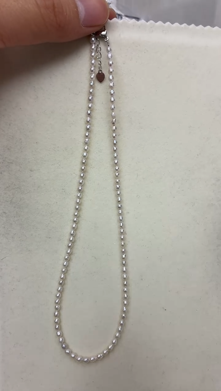 未镶嵌DA淡水珍珠项链 y912
