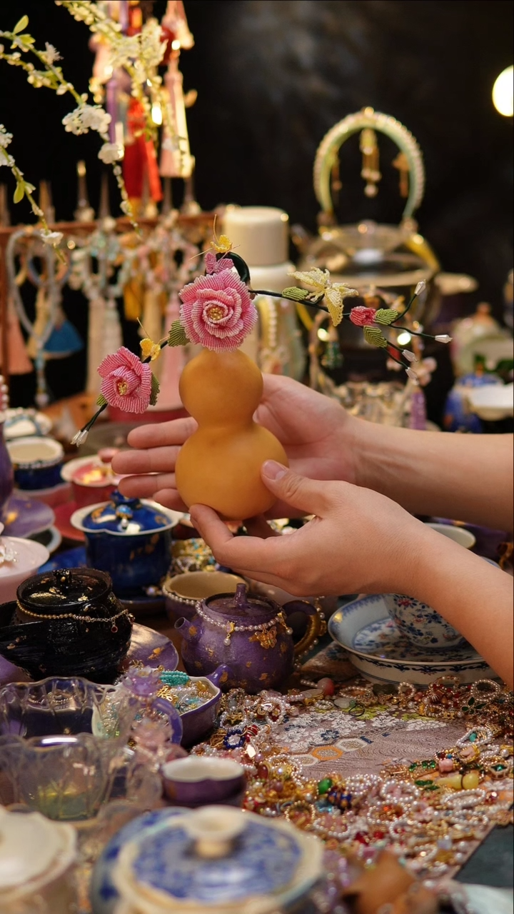 【闪购商品】摆件手工编织葫芦摆件