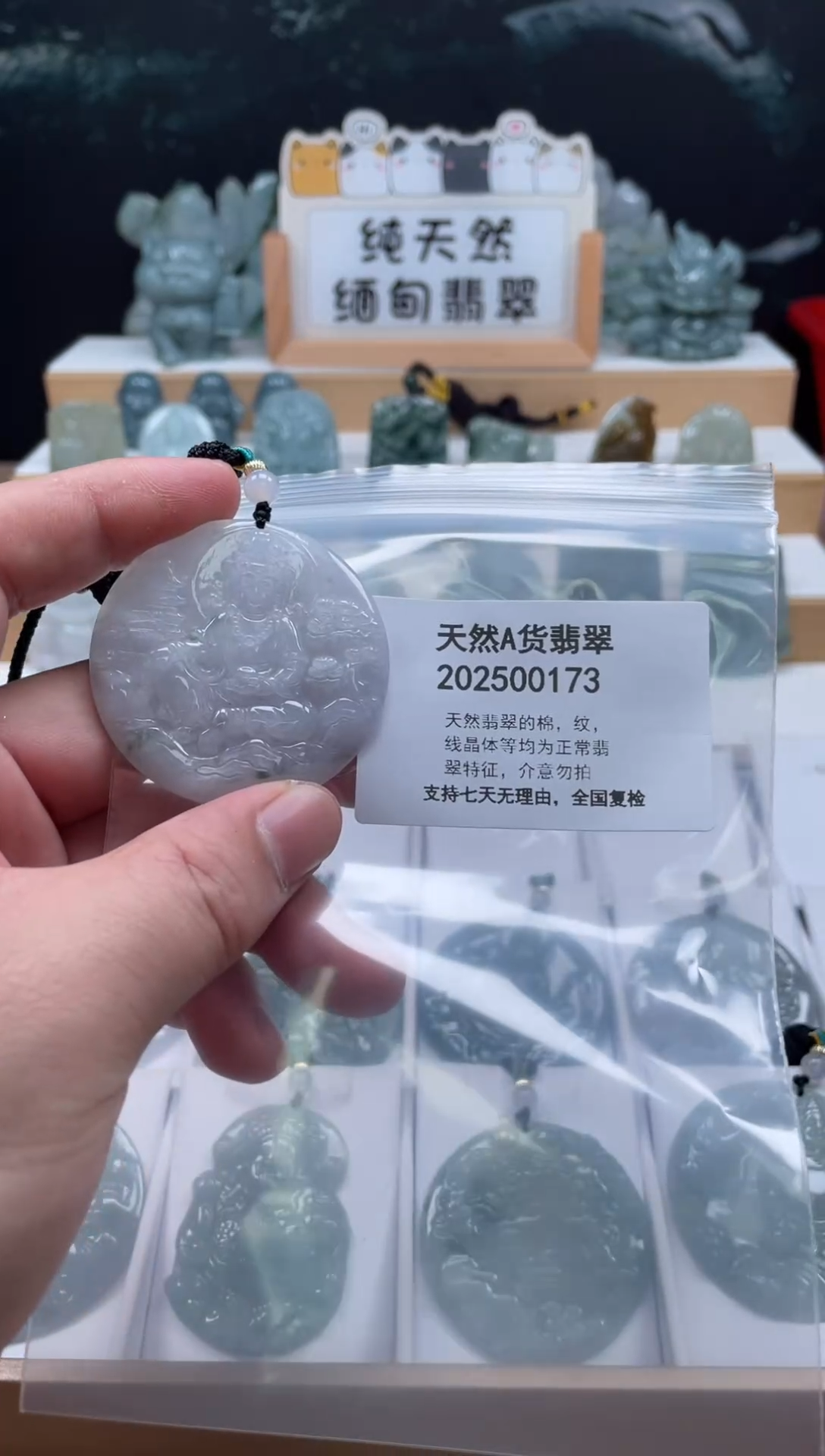 颈饰未镶嵌翡翠翠峰翡翠202512120046