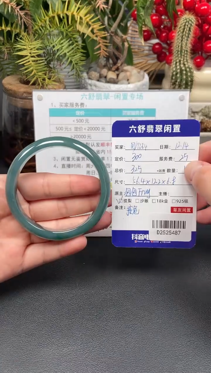 未镶嵌手镯翡翠用****6D2525487
