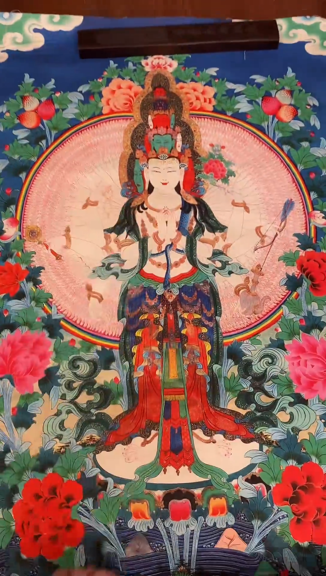 装裱画精美唐卡tk16085