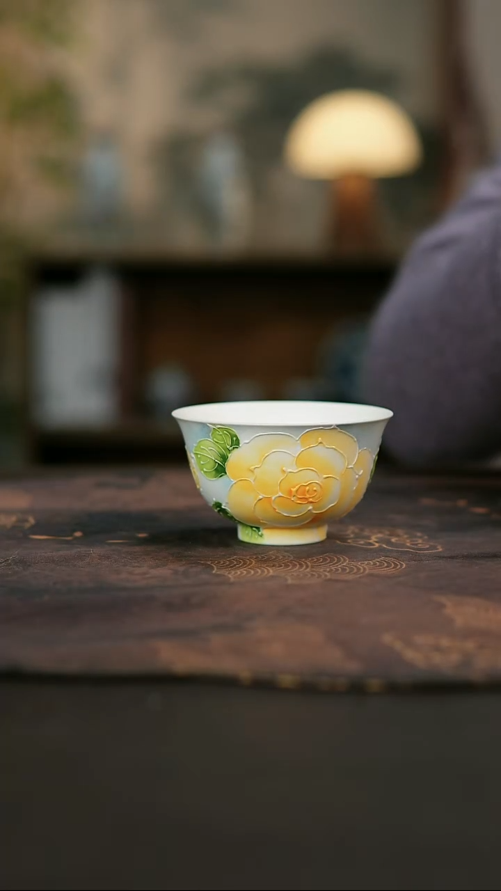 景德镇陶瓷杯碗柴烧多人