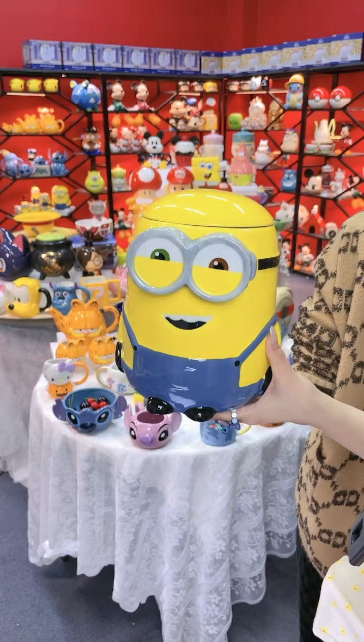 【闪购商品】.@@小黄人鲍勃储物罐