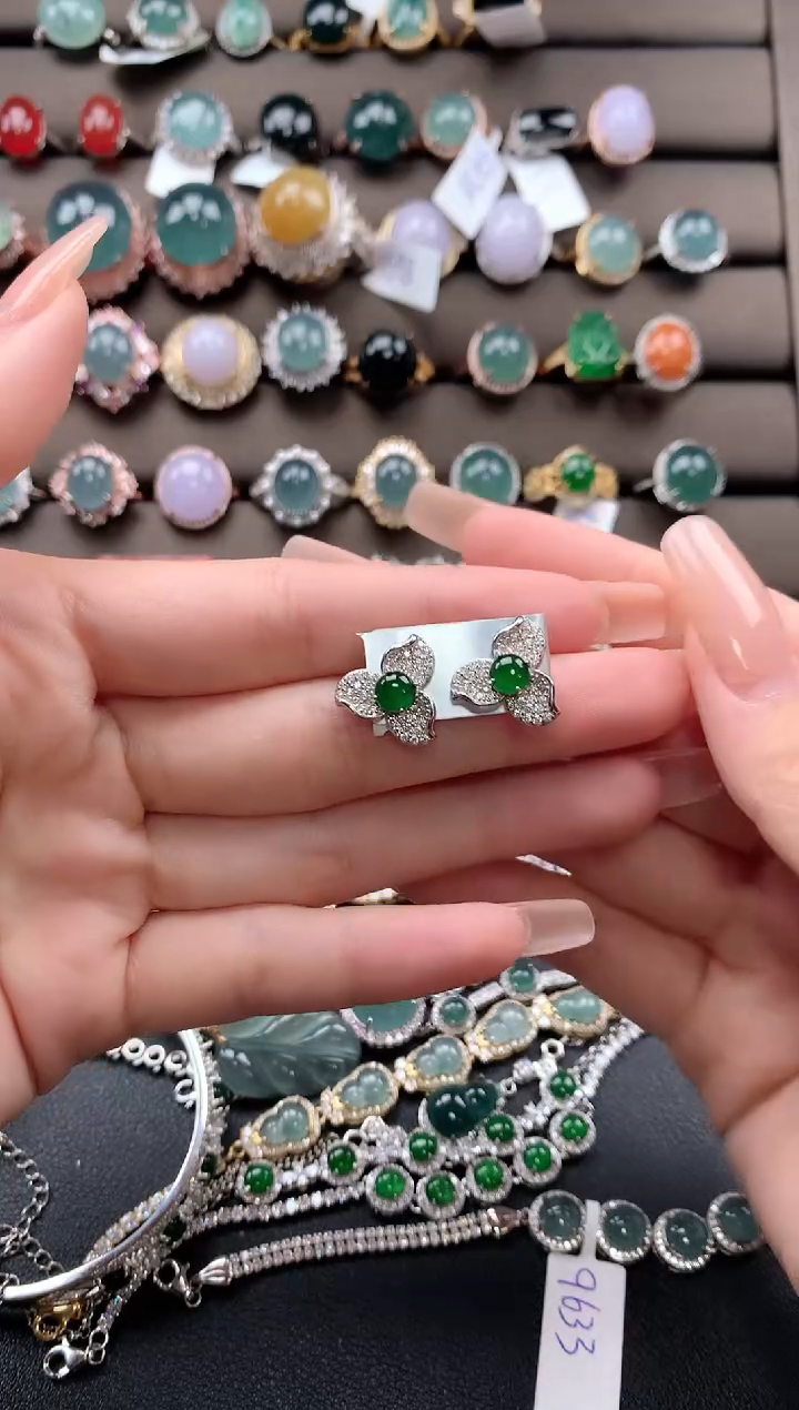 【闪购商品】翡翠戒指银S925镶嵌432432432