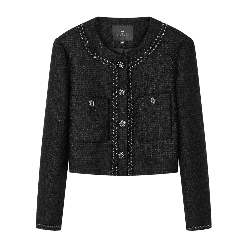 【小花专属】小香风粗花呢外套法式轻奢高级感上衣X09BWS8103